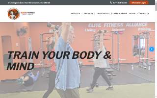 ELITE Fitness Alliance of East Brunswick website