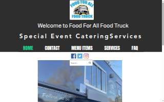 Food For All Food Truck website
