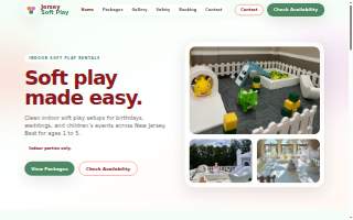 Jersey Soft Play website