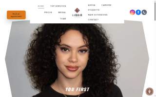 Liquid Hair Salon website