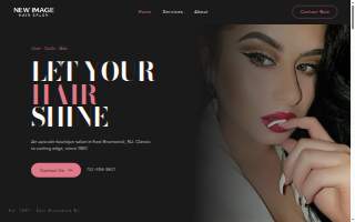 New Image Hair Salon website
