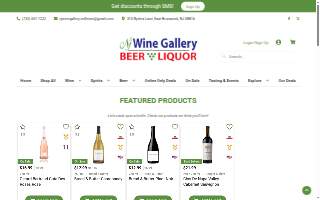 Nj Wine Gallery of Milltown website