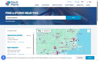 Pinot's Palette of East Brunswick website