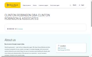 Clinton Robinson and Associates website