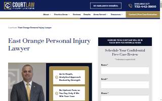 CourtLaw Injury Lawyers of East Orange website