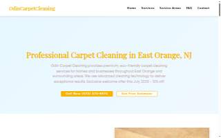 Odin Carpet Cleaning website