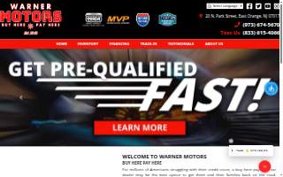 Warner Motors website