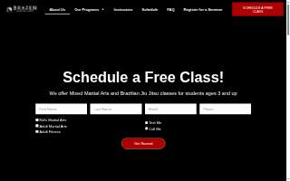 Brazen Martial Arts website