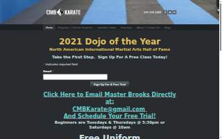 CMB Karate website