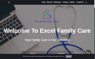 Dr. Subramanian, MD - Excel Family Care website