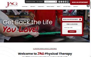 JAG Physical Therapy of East Windsor website