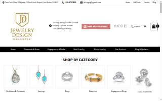 Jewelry Design Galleria website