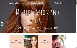 Mercedes Salon website