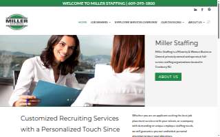 Miller Staffing of East Windsor website