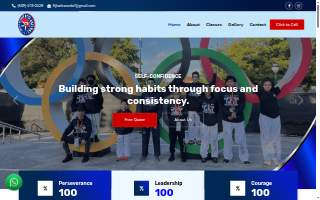 New Jersey TaeKwonDo Kickboxing Academy website