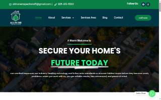 All In One Inspections website