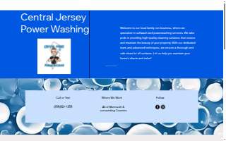 Central Jersey Power Washing website