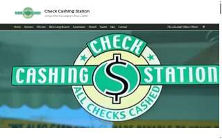 Check Cashing Station website