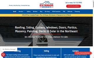 Exterior Improvements website