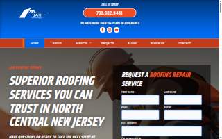Jar Roofing Repair LLC website