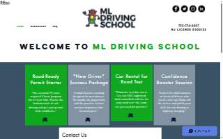 ML Driving School of Eatontown website