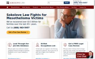 Sokolove Law of Eatontown website
