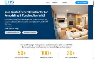 GHS Construction website