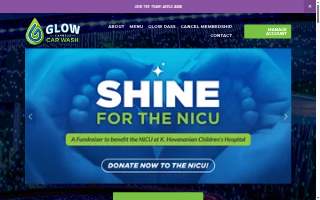 Glow Express Car Wash - Edison website