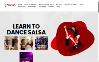 SCARLET MAMBO - Latin Dance & Music Company website