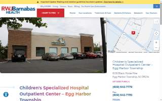 Children's Specialized Hospital Outpatient Center – Egg Harbor Township website