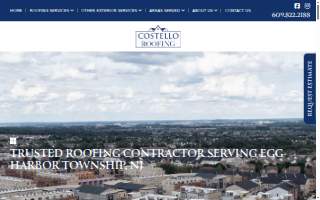 Costello Roofing of Egg Harbor website