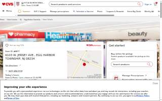 CVS Pharmacy of Egg Harbor website