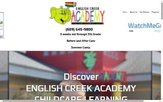 English Creek Academy website