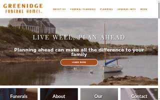 Greenidge Funeral Homes Inc of Egg Harbor website