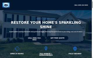 Hallman's Power Washing website