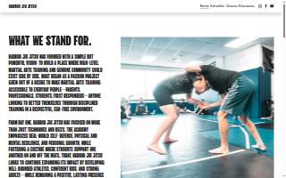 Harbor Jiu-Jitsu website