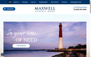 Maxwell Funeral Home website