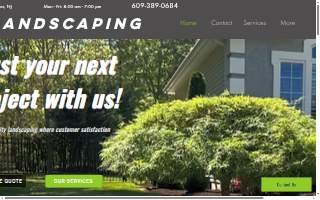 PRZ Landscaping & Lawn Care Services website