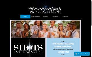 Shots Entertainment website