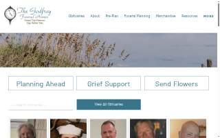 The Godfrey Funeral Home website