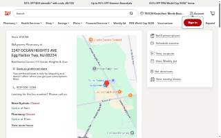 Walgreens of Egg Harbor website