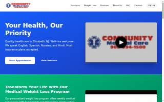 Community Medical Care website