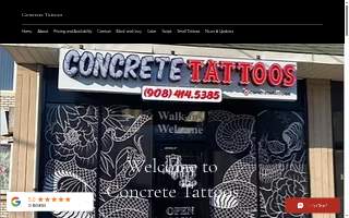 Concrete Tattoos website