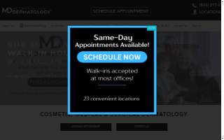 Metropolitan Dermatology - Elizabeth, Walk-Ins Welcome website