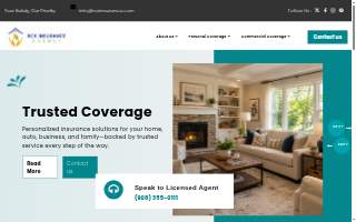 RCX Insurance Agency website