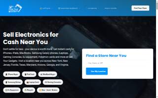 Sell Your Gadgets - Cash For Electronics of Elizabeth website