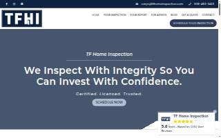 TF Home Inspection LLC of Cranford website