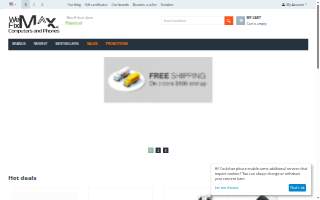 WeFixMAX ~ Computer And Phone Shop website