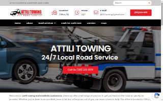 Attili Towing LLC website