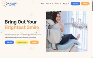 Brightside Dental - Elmwood Park website